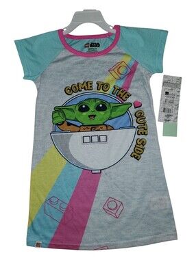 Lego Star Wars Mandalorian Girls Night Gown Pajamas Sleepwear NWT